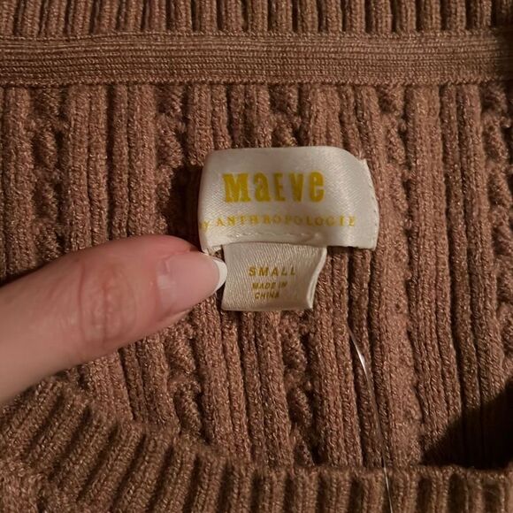 NWT Anthropologie Maeve Contrast-Sleeve Sweater - Picture 5 of 9